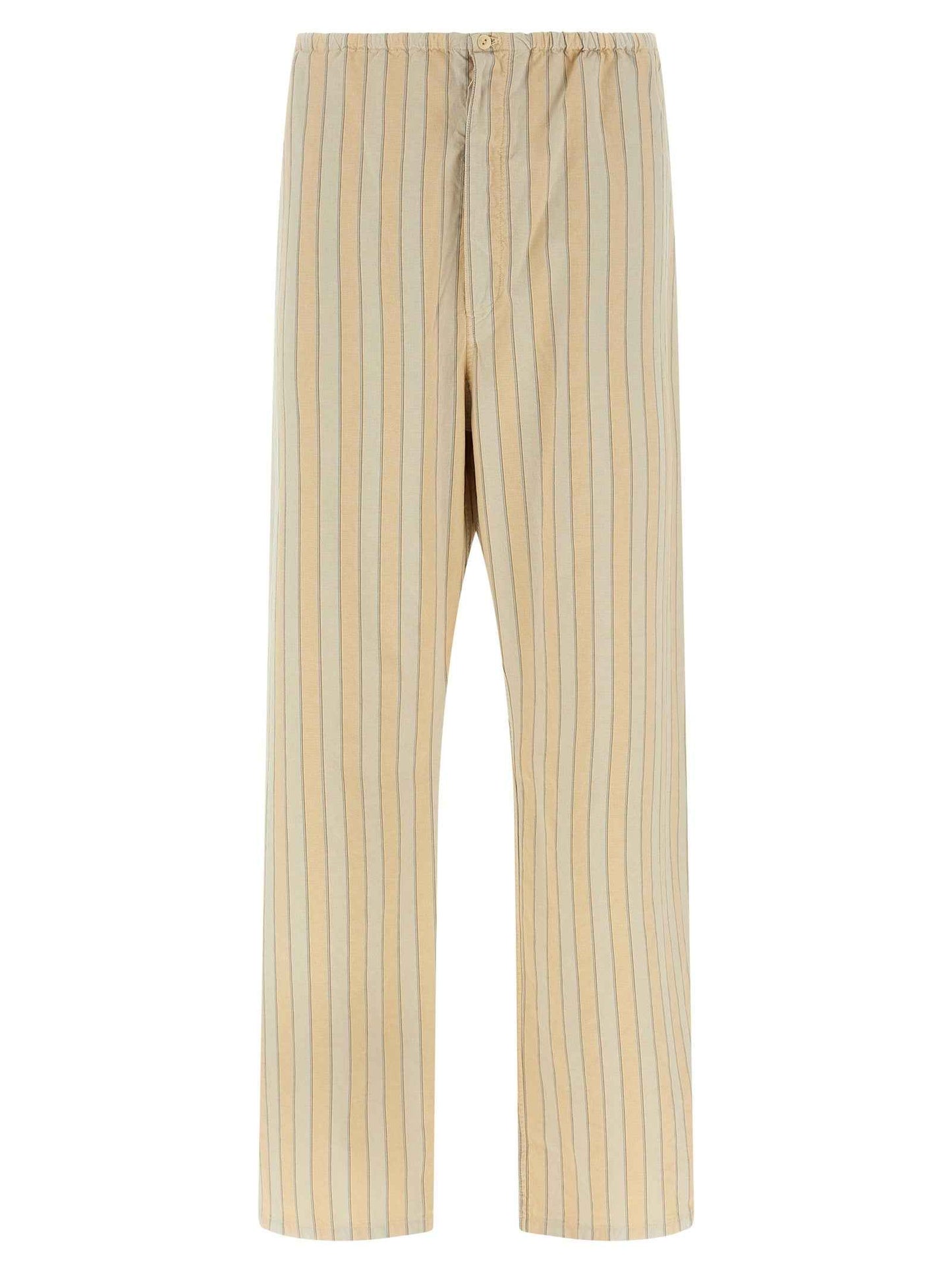Beige Cotton Bottoms Sleepwear