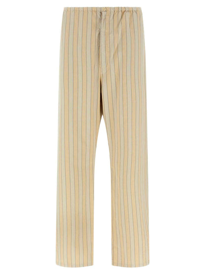 Beige Cotton Bottoms Sleepwear