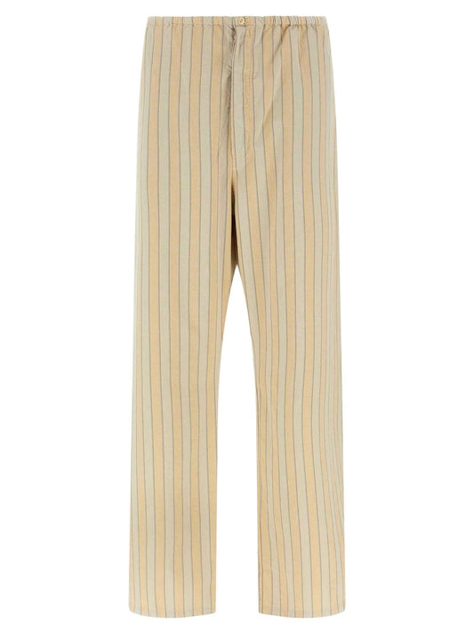 Beige Cotton Bottoms Sleepwear