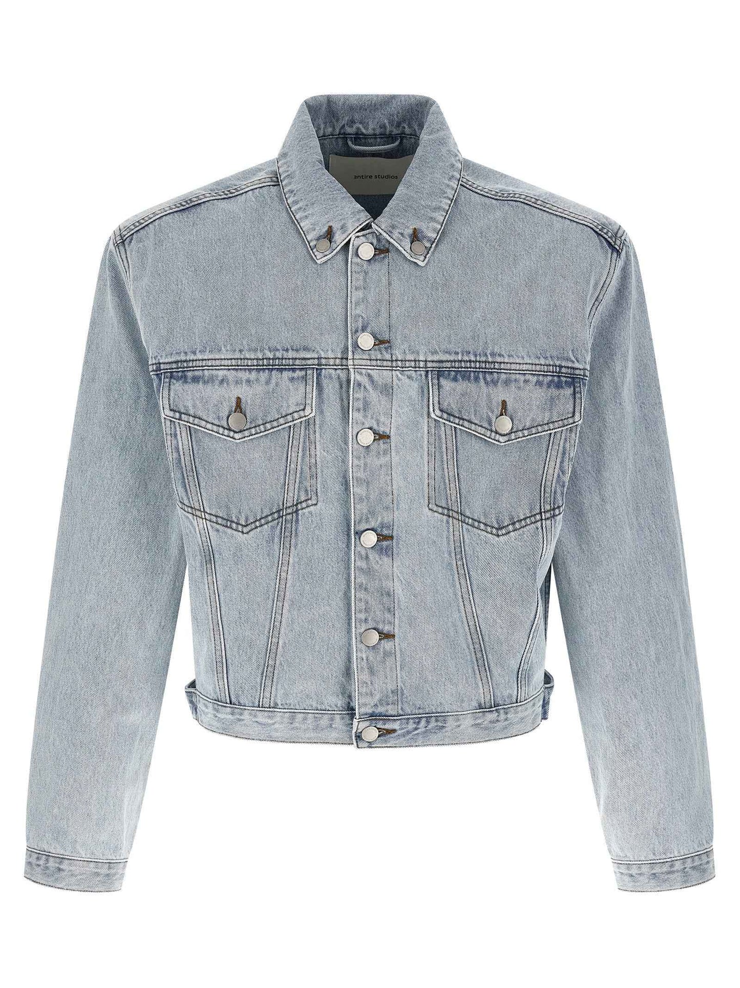 Blue Cotton Denim Jacket