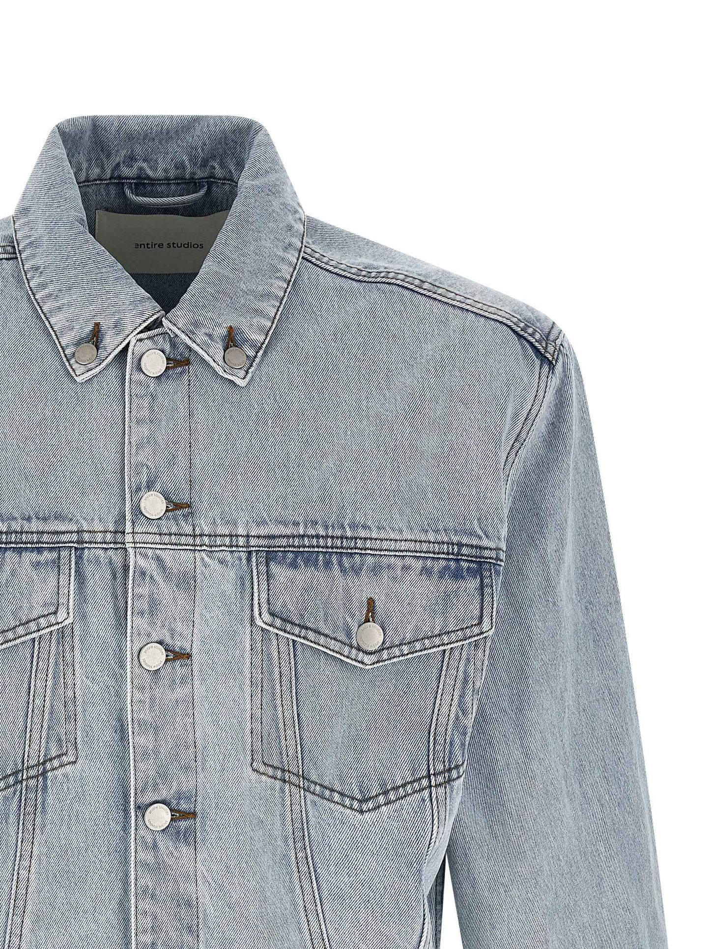 Blue Cotton Denim Jacket