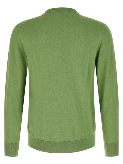 Bicolor Cotton Cardigan