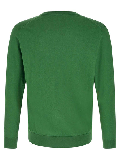 Bicolor Cotton Cardigan