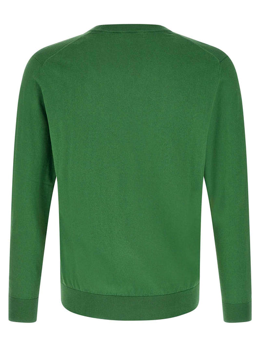 Bicolor Cotton Cardigan