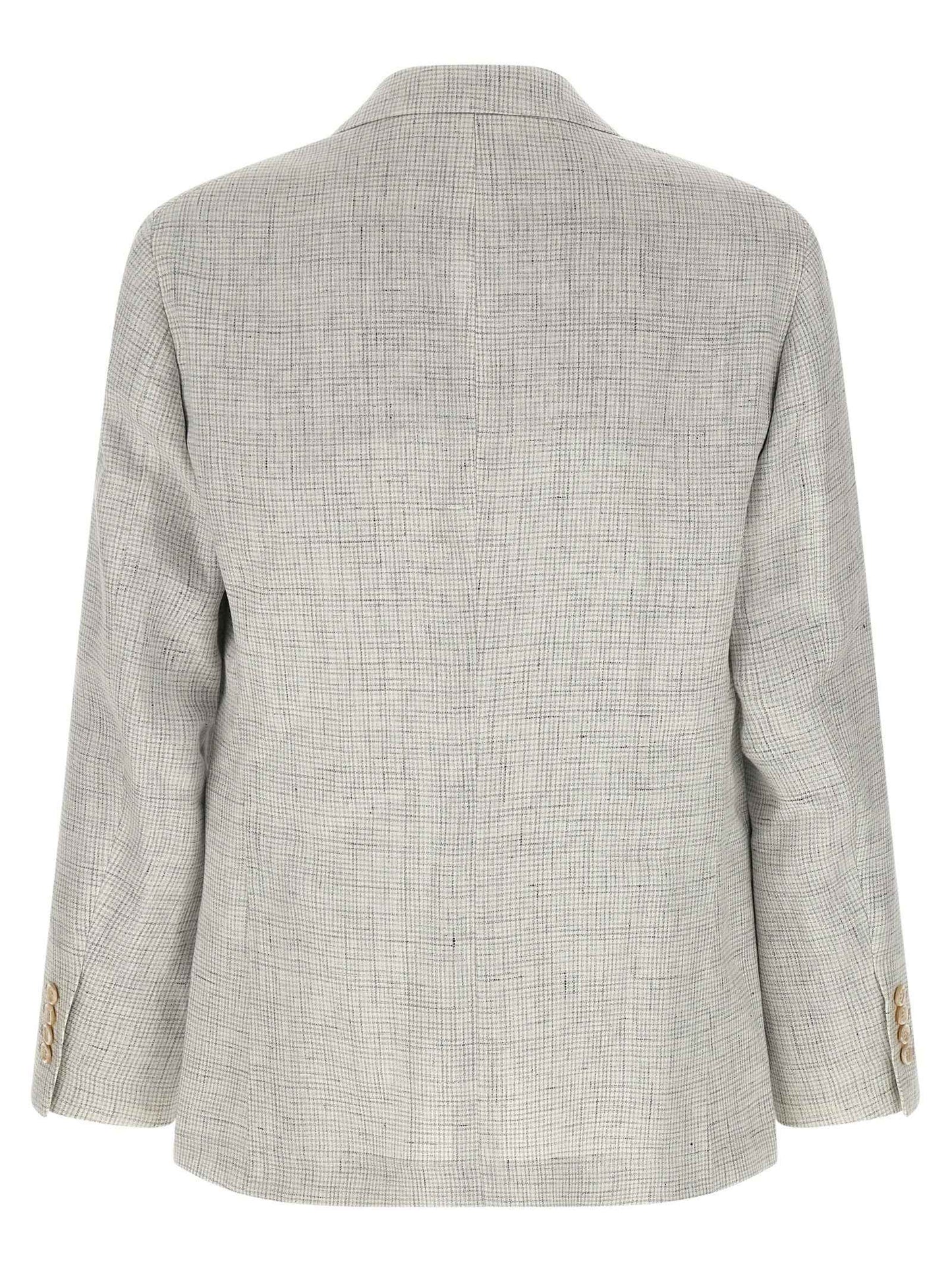 Beige Linen Blazer