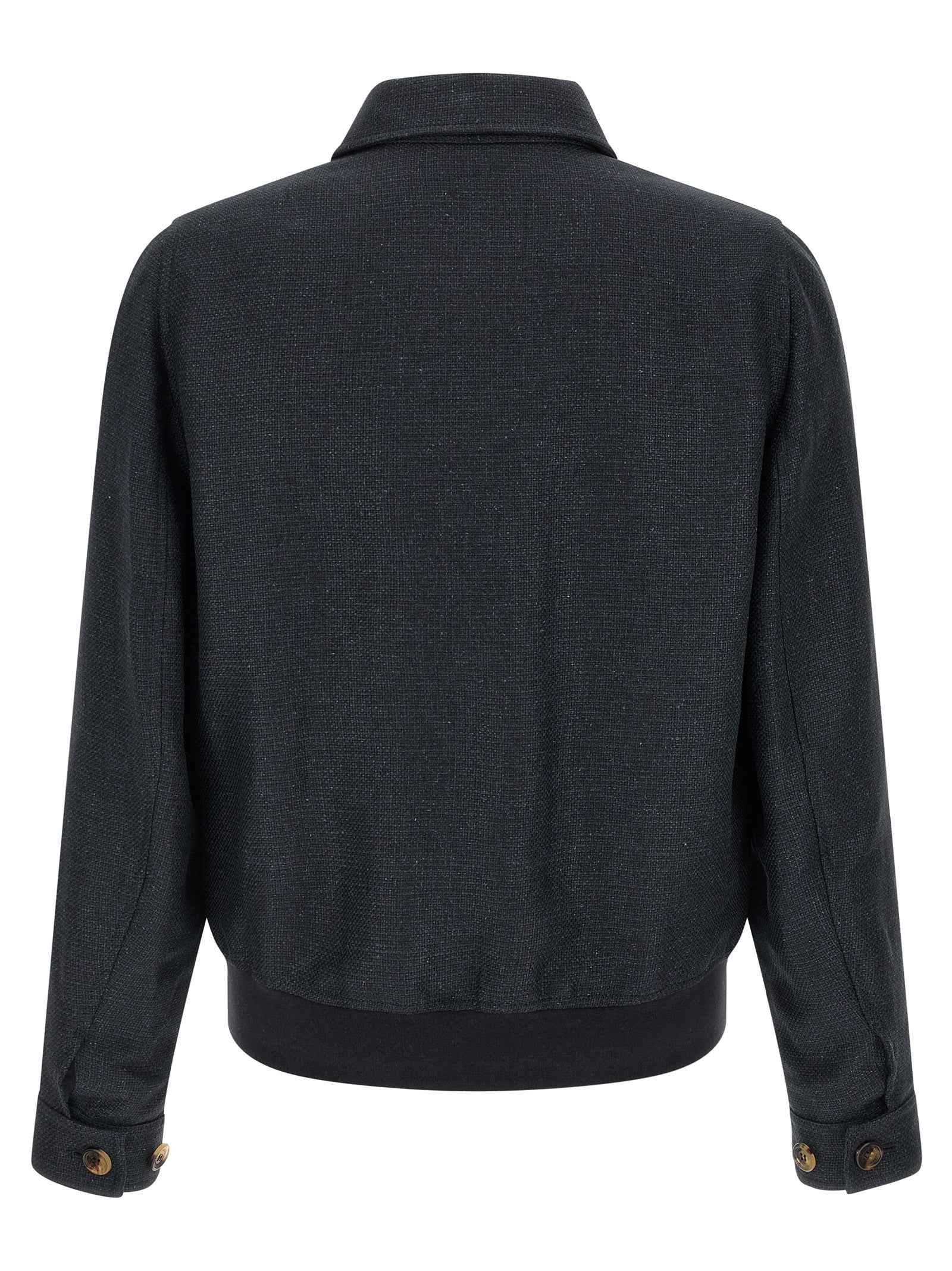 Blue Sisal Biker Jacket