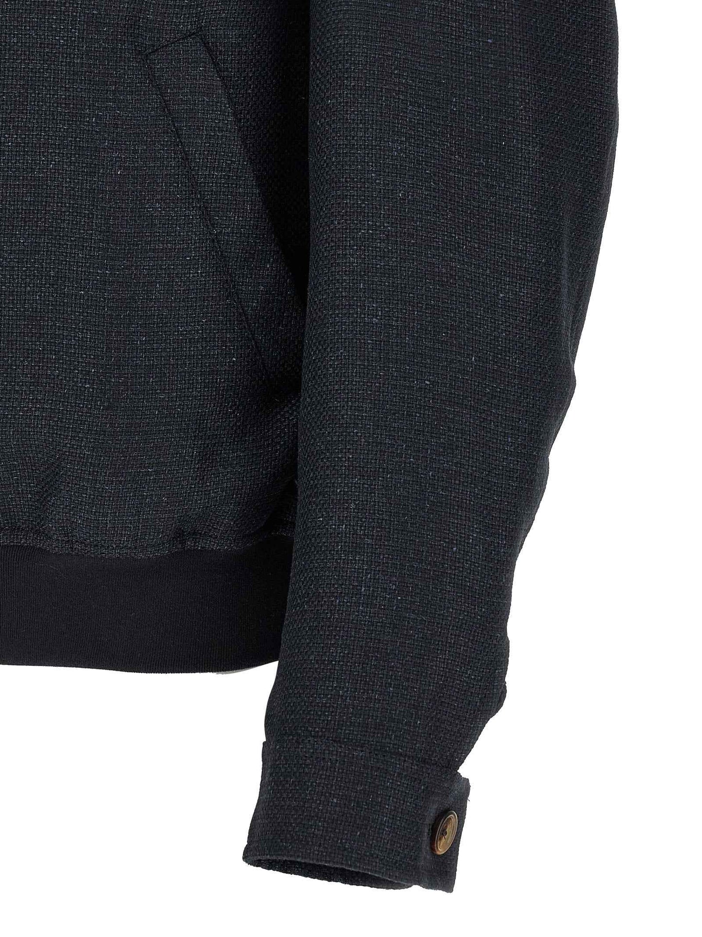 Blue Sisal Biker Jacket