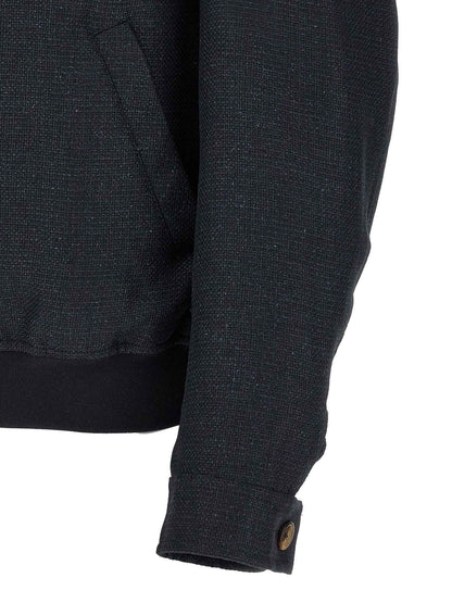 Blue Sisal Biker Jacket