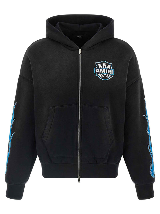 Black Cotton Sweatshirt