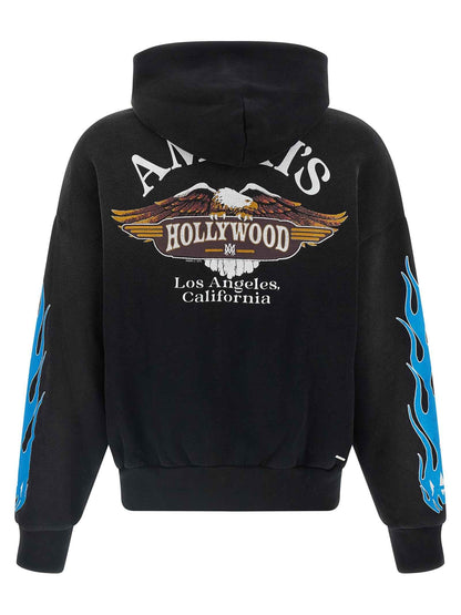 Black Cotton Sweatshirt
