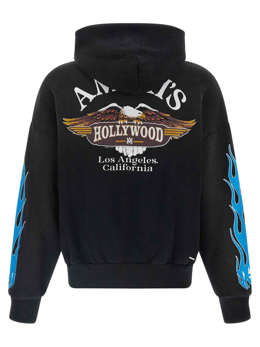 Black Cotton Sweatshirt