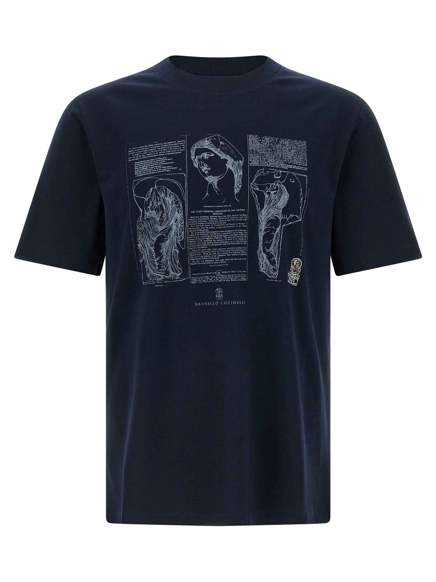 Blue Cotton T-Shirt