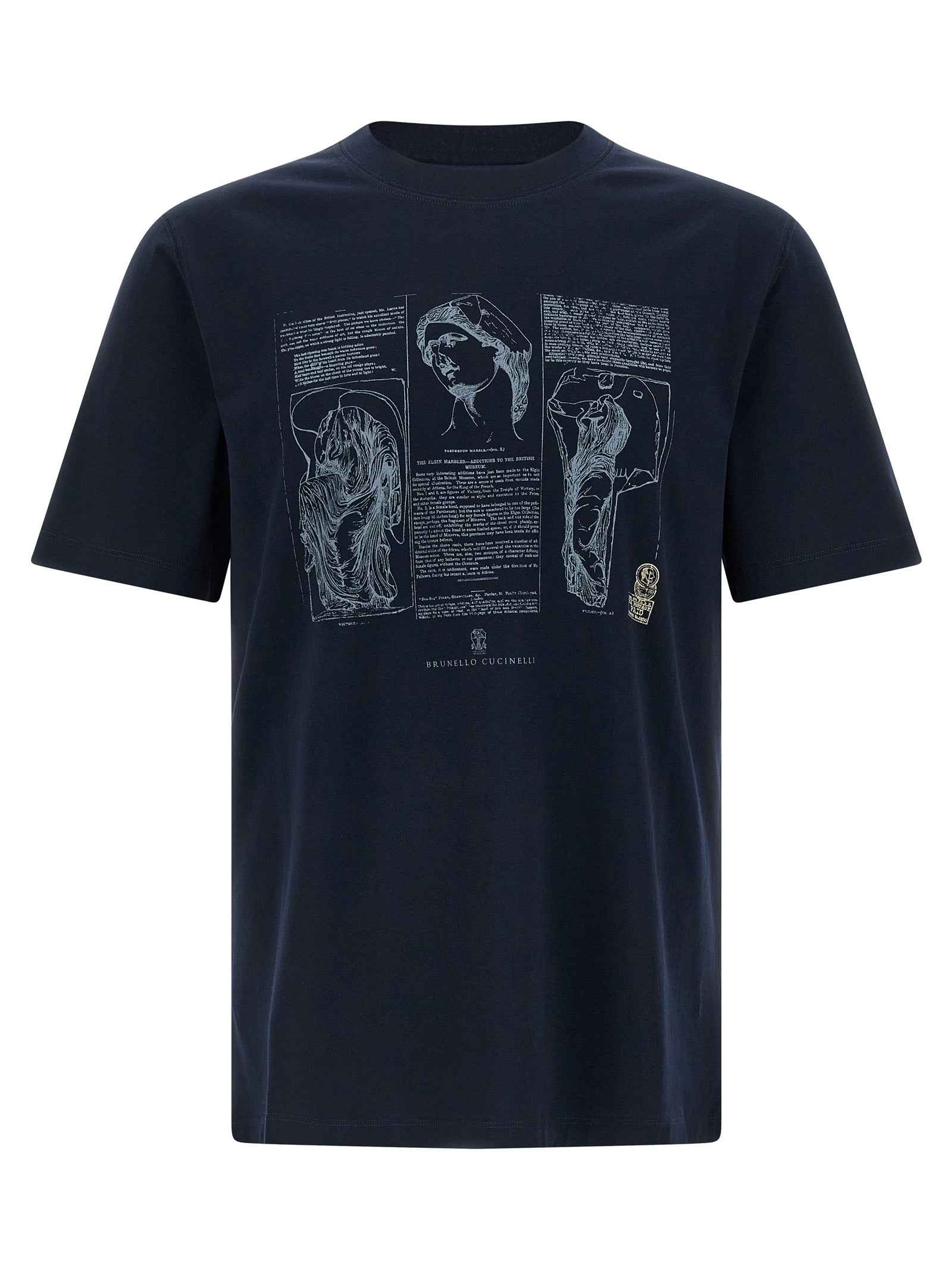 Blue Cotton T-Shirt