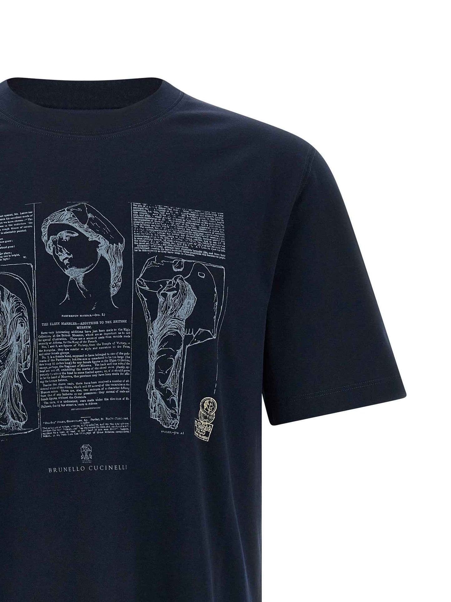 Blue Cotton T-Shirt