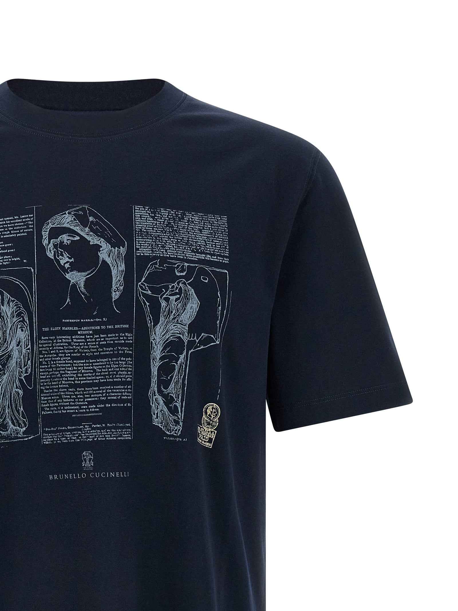 Blue Cotton T-Shirt