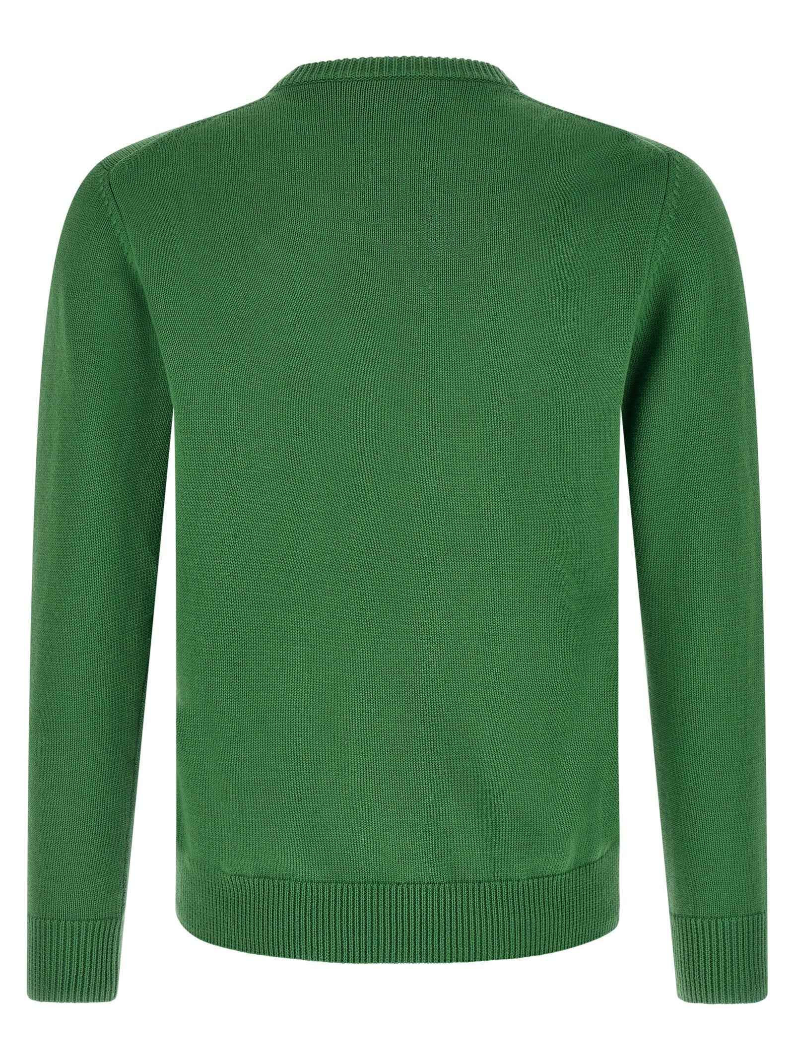 Bicolor Cotton Cardigan