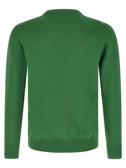 Bicolor Cotton Cardigan