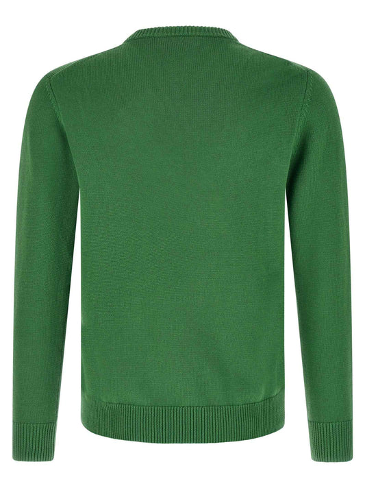 Bicolor Cotton Cardigan