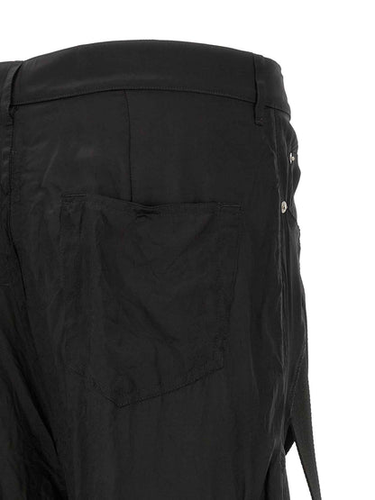 Black Copper Flared Pants
