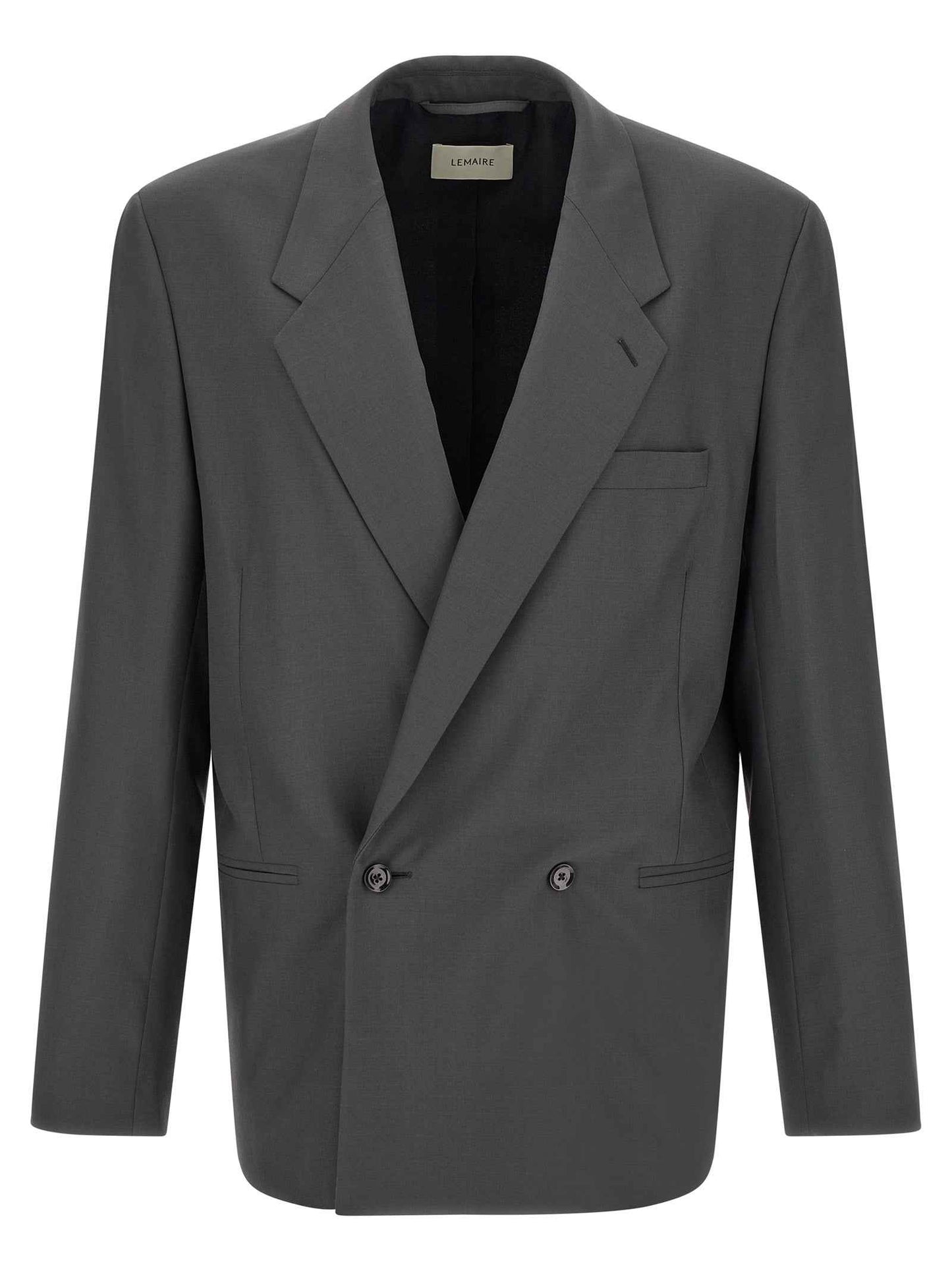Gray Polyester Blazer