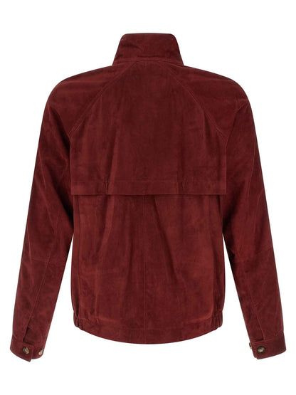 Multicolor Lamb Leather Leather Jacket