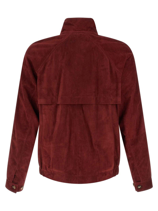 Multicolor Lamb Leather Leather Jacket