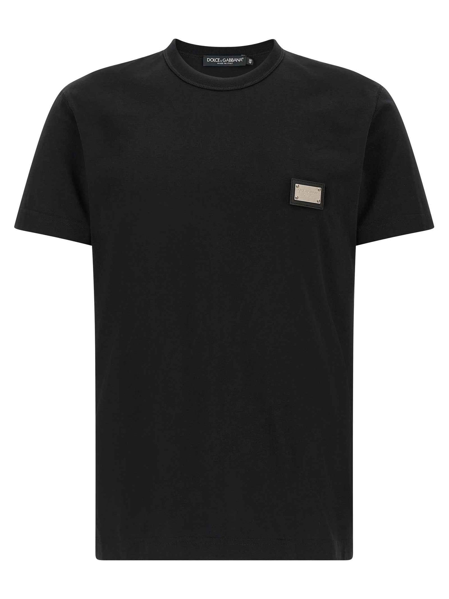Black Cotton T-Shirt