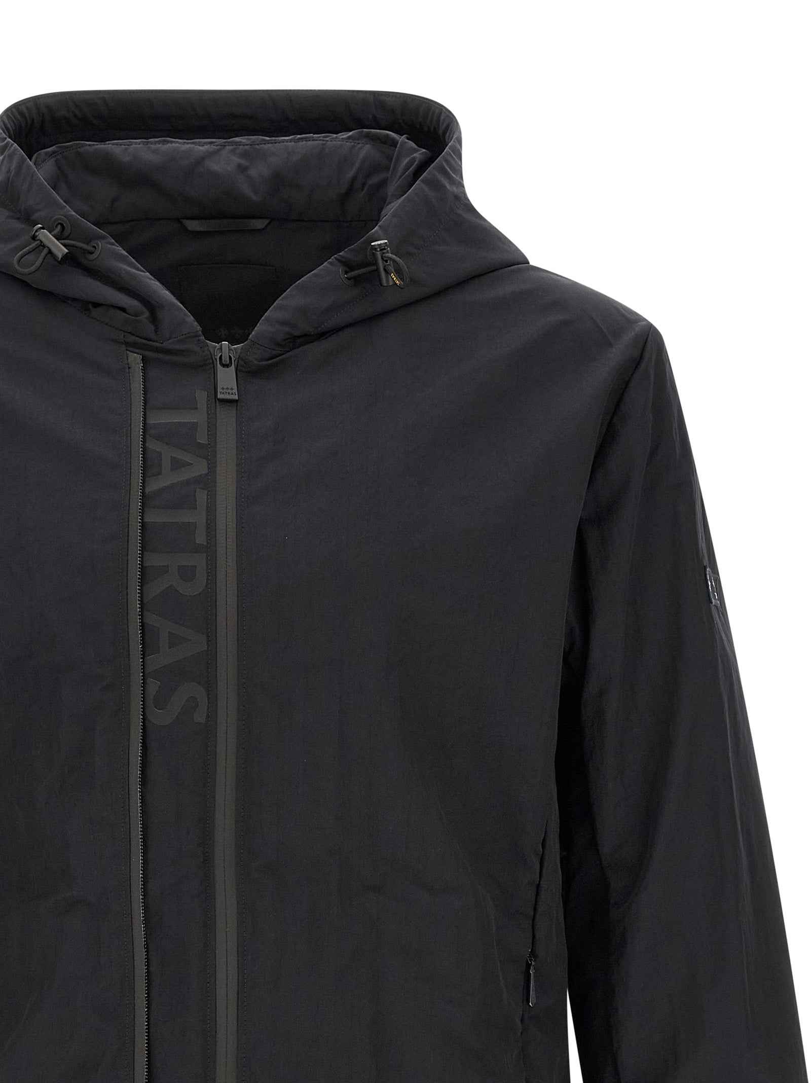 Black Nylon Shell Jacket