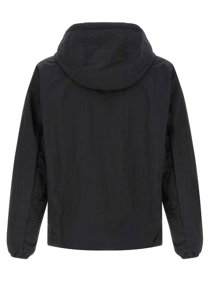 Blue Nylon Shell Jacket