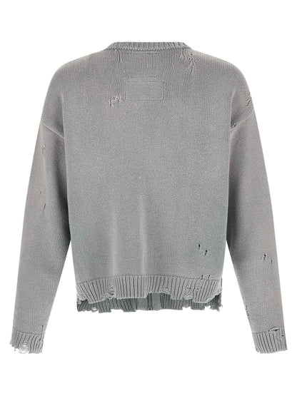 Gray Cotton Cardigan