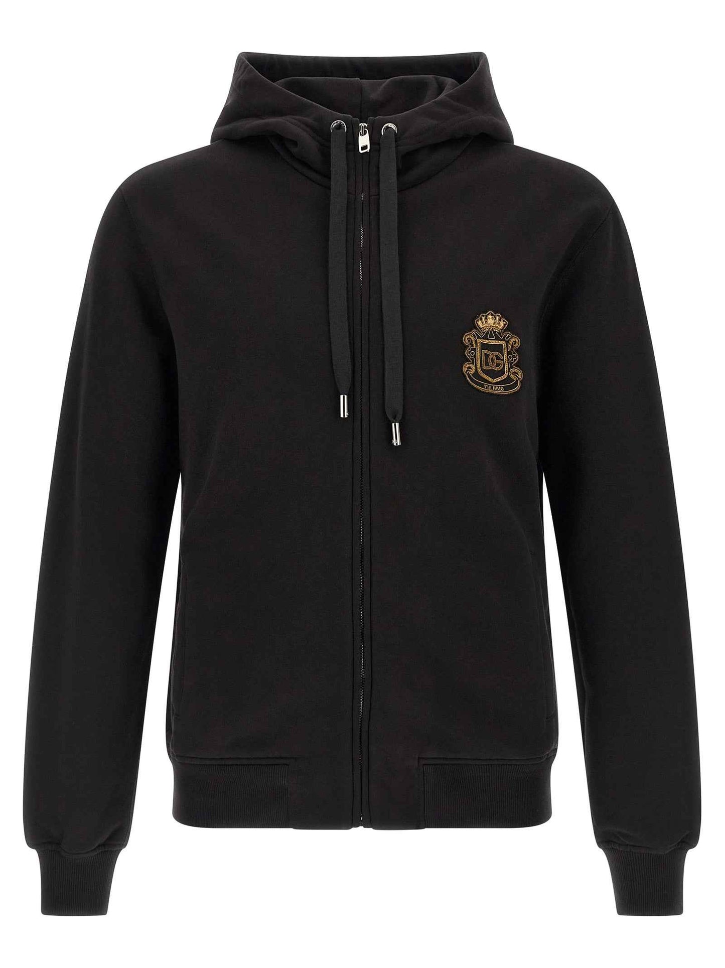 Black Cotton Sweatshirt
