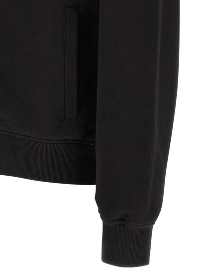 Black Cotton Sweatshirt