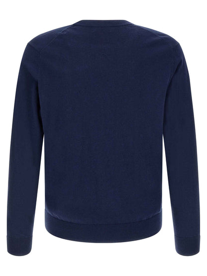 Blue Cotton Cardigan