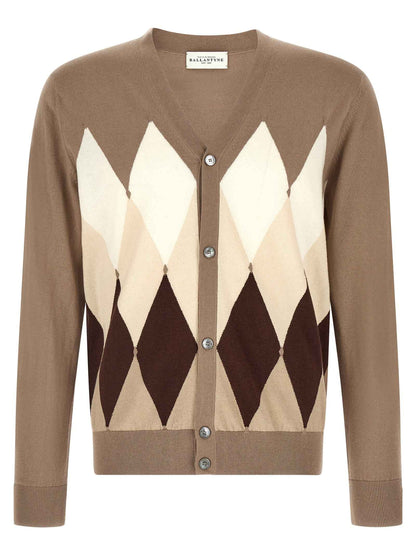 Brown Cotton Cardigan