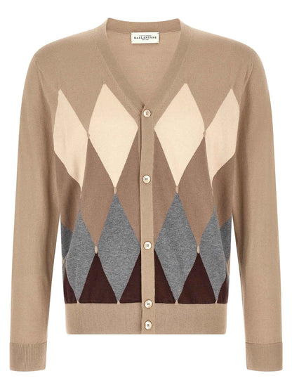 Beige Cotton Cardigan