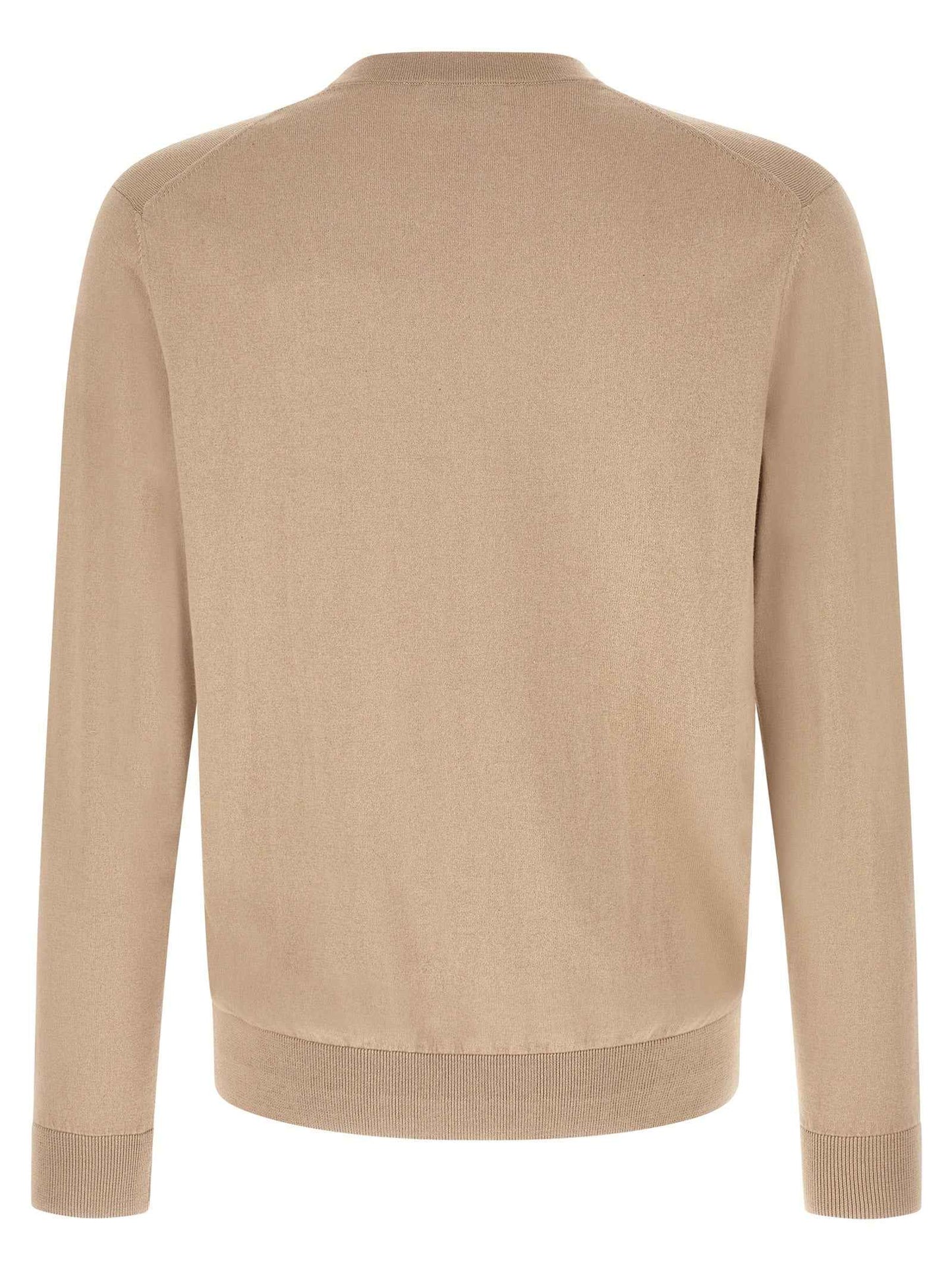 Beige Cotton Cardigan