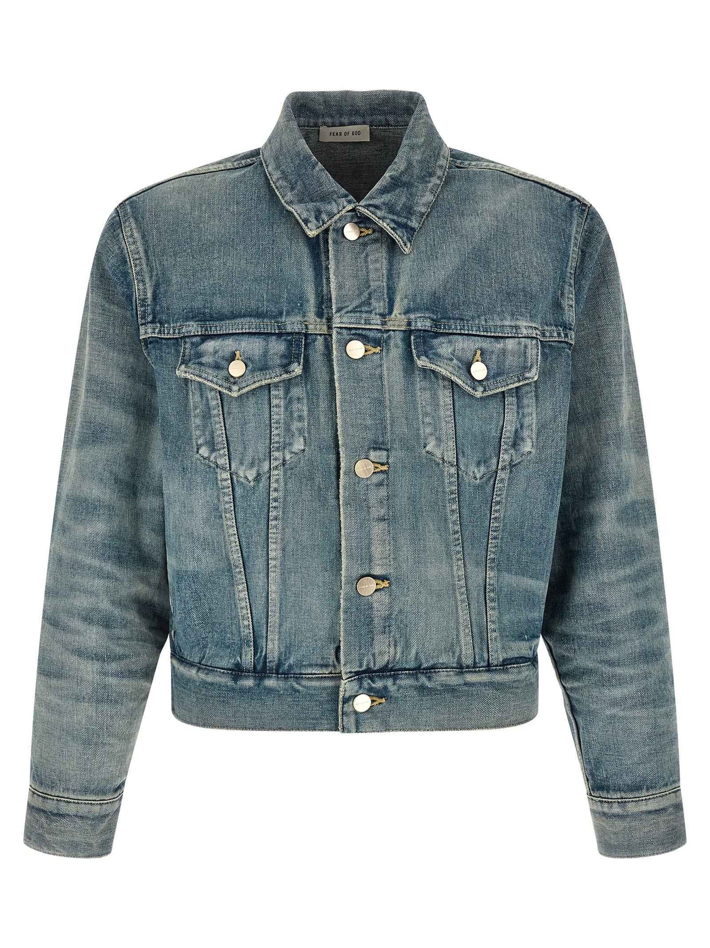 Blue Cotton Denim Jacket
