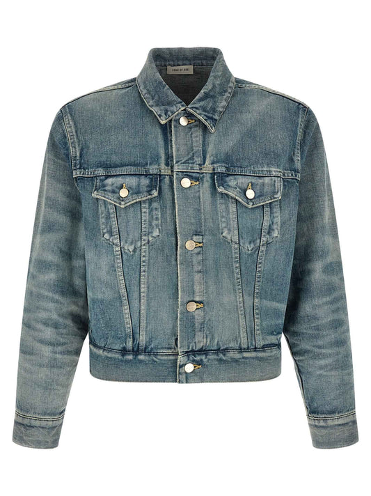 Blue Cotton Denim Jacket
