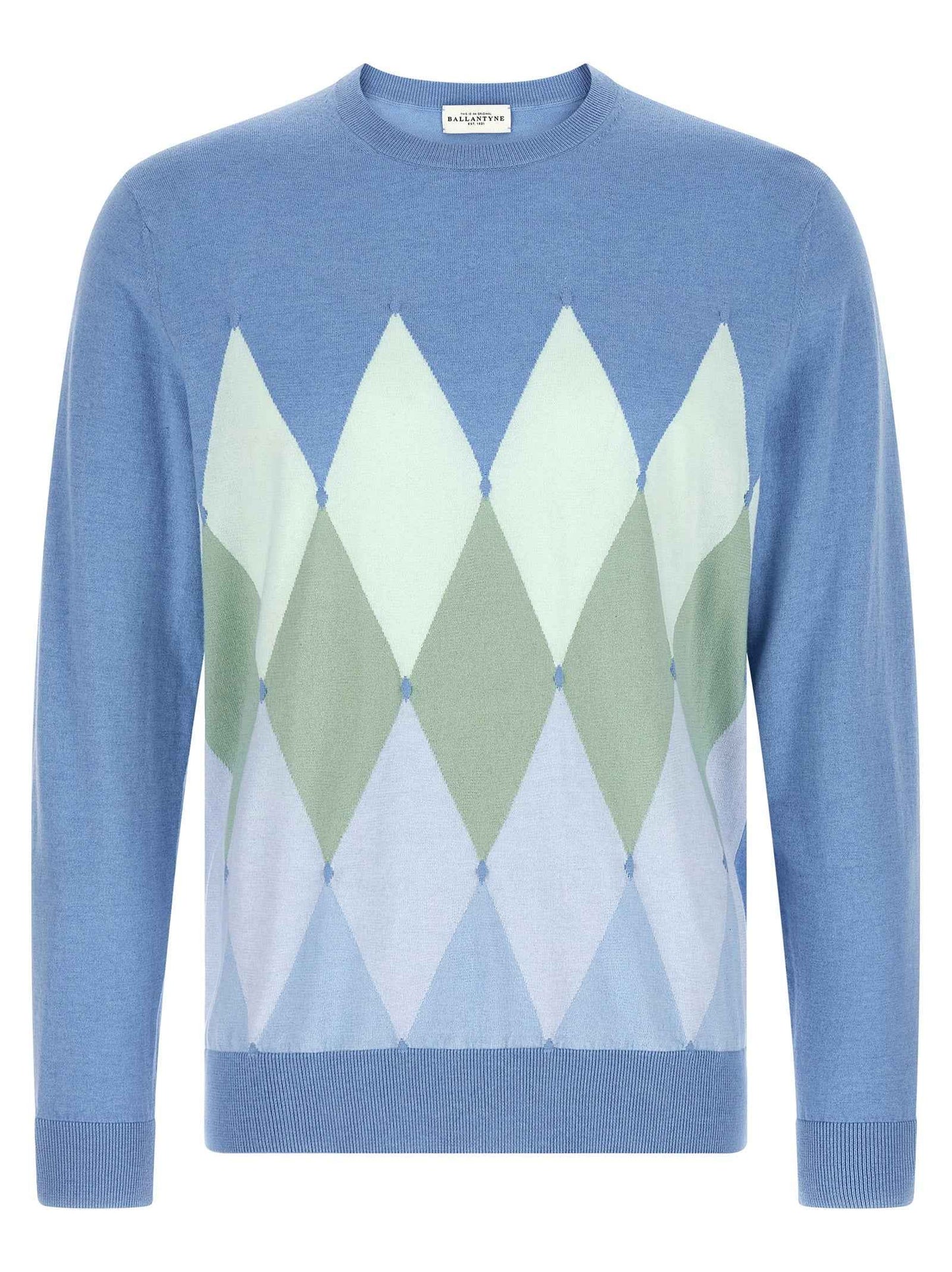 Blue Cotton Cardigan