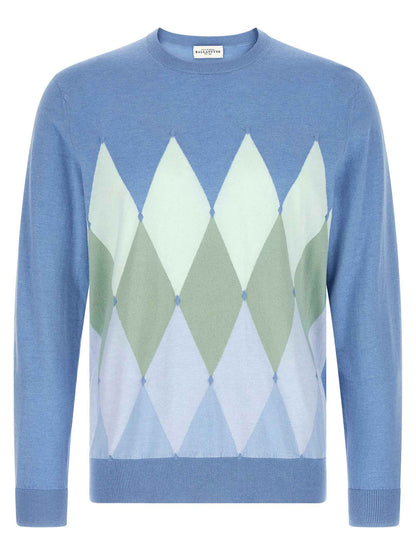 Blue Cotton Cardigan