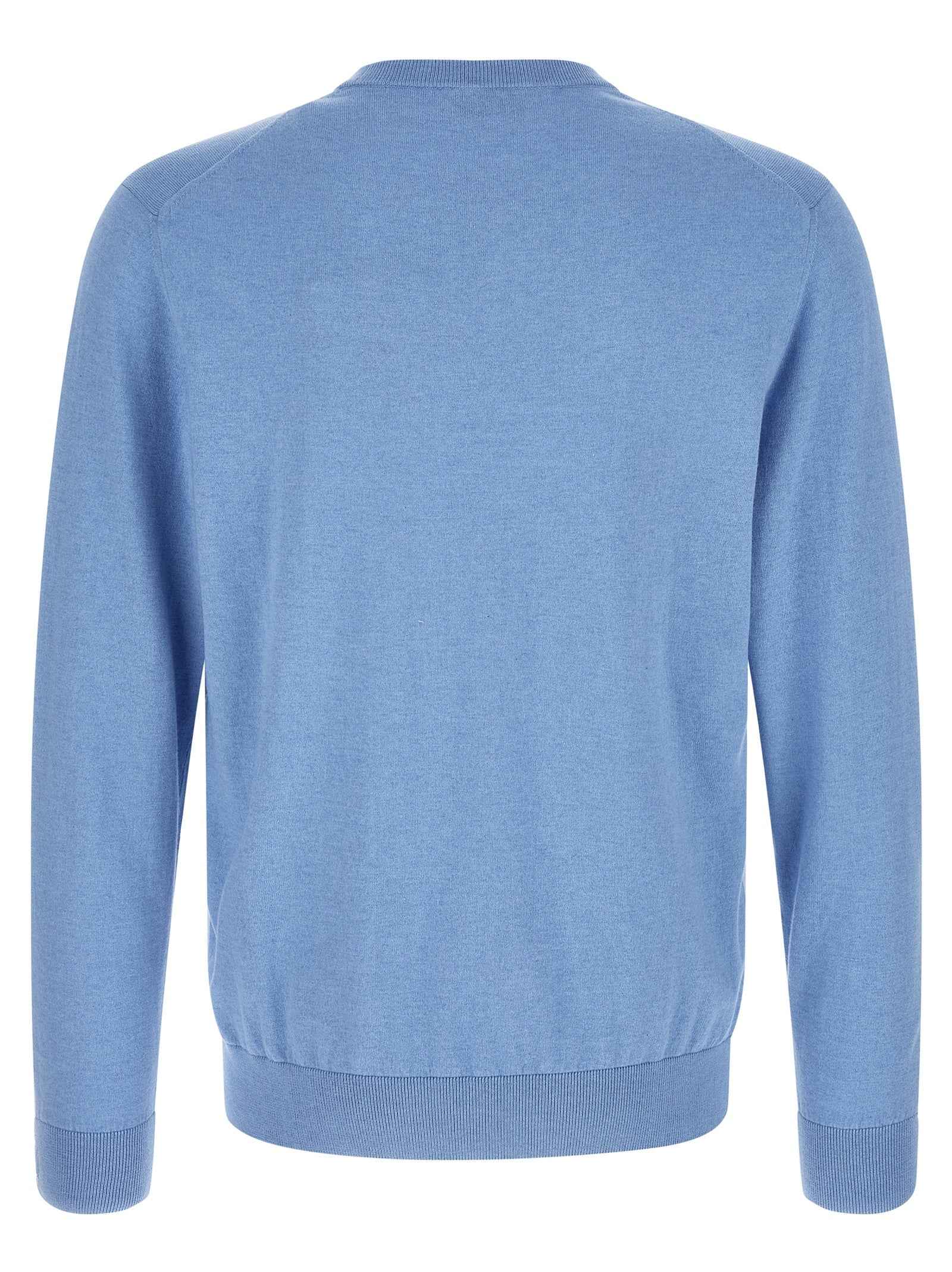Blue Cotton Cardigan