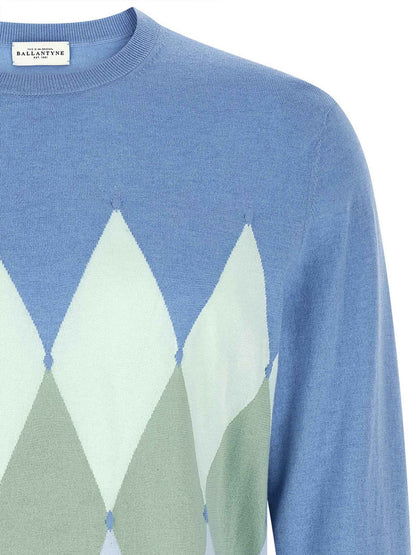Blue Cotton Cardigan