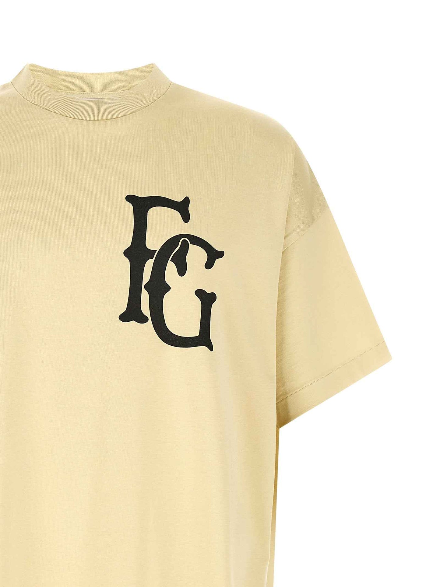 Beige Cotton T-Shirt