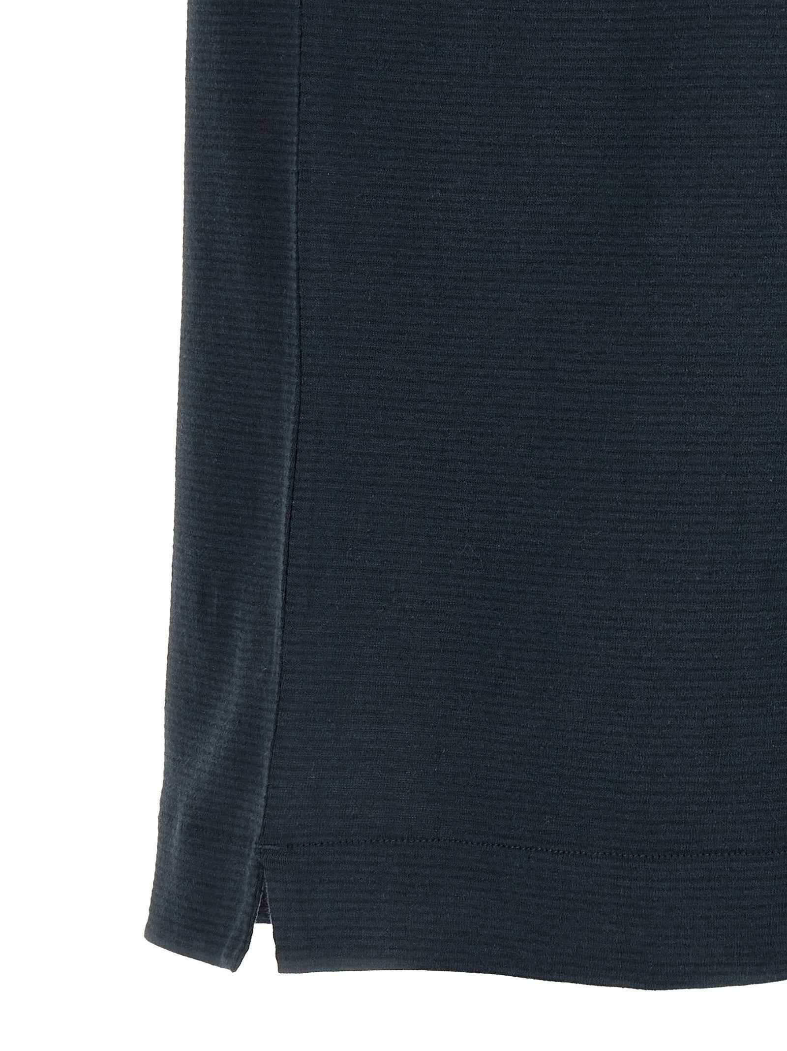 Blue Cotton Polo Shirt