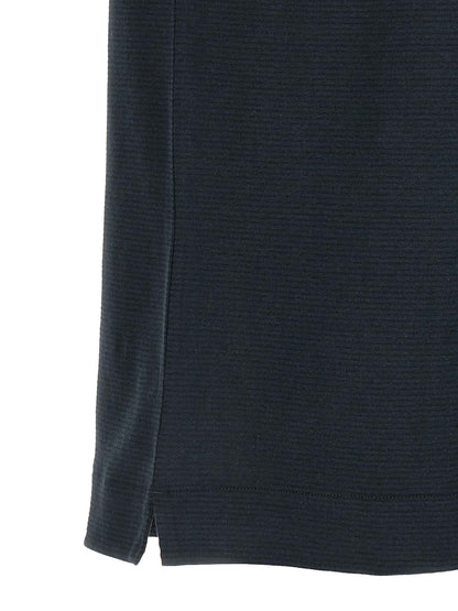 Blue Cotton Polo Shirt
