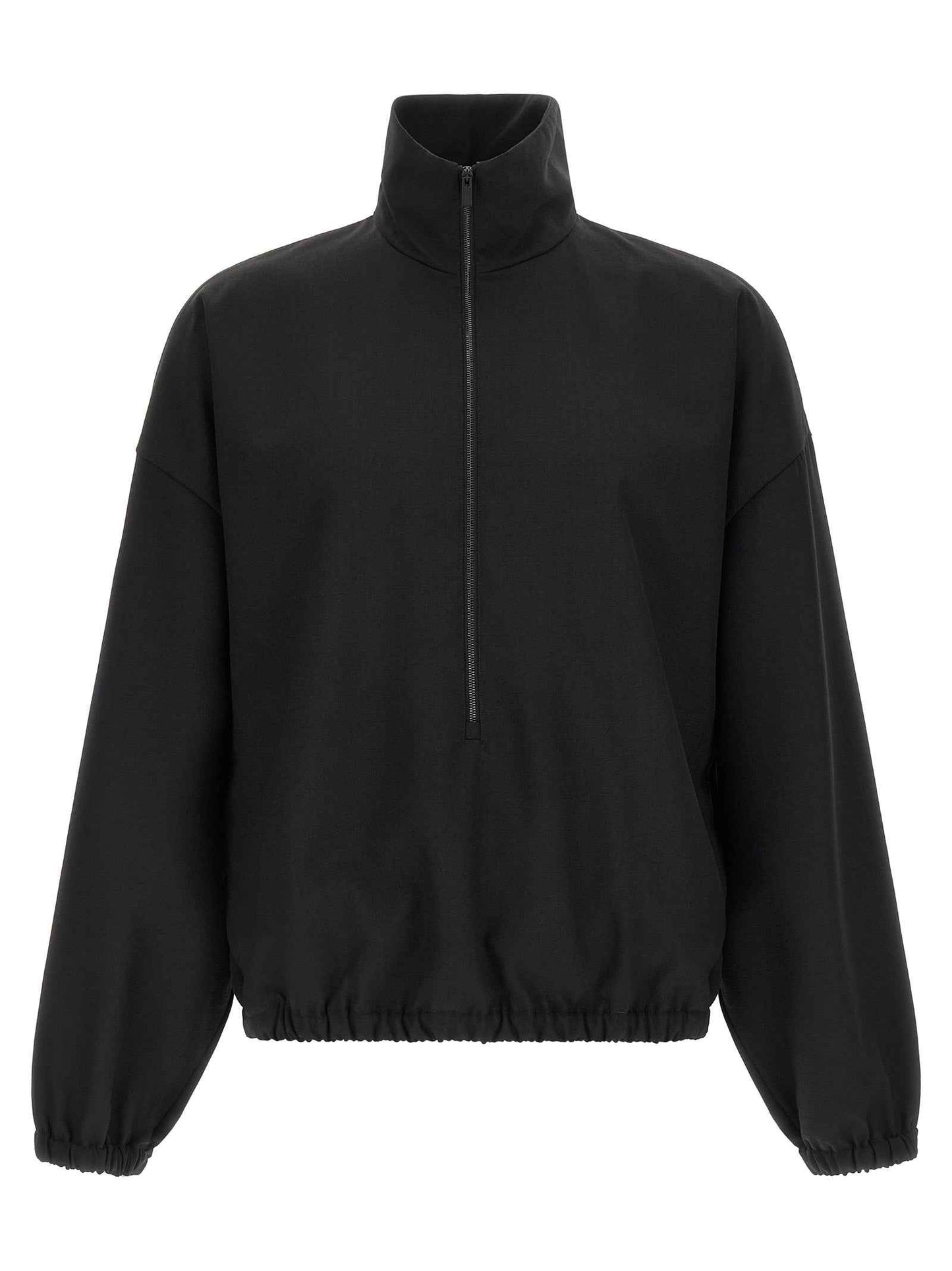 Black Virgin Wool Sweatshirt