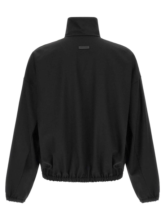 Black Virgin Wool Sweatshirt