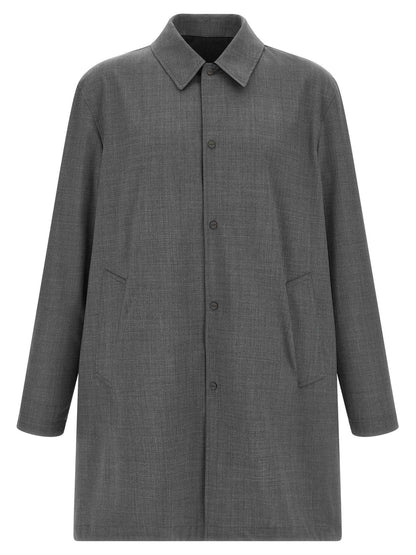 Multicolor Polyester Coat