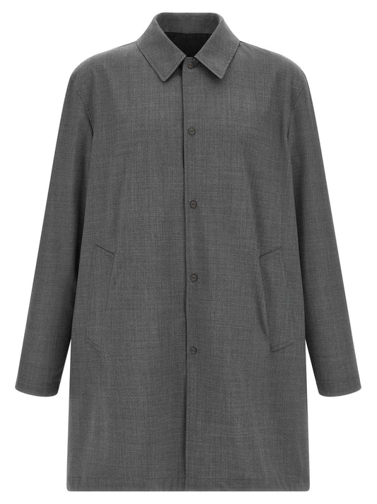 Multicolor Polyester Coat
