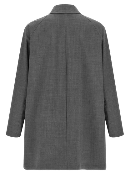 Multicolor Polyester Coat